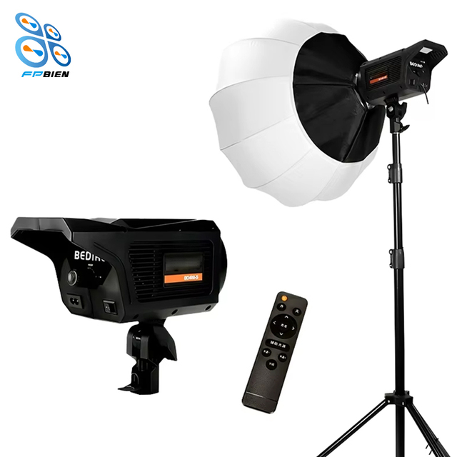 100W LED Studio Video Light Kit 90cm Softbox with 2.1M Tripod Stand Bi-Color 2700-6500K Remote Control for Photography