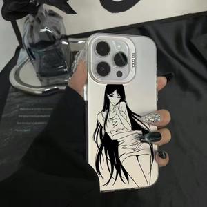 Soporte de anillo magnético de diseño 2 en 1 de armadura mate de lujo para iPhone 14/15 funda de teléfono carga inalámbrica a prueba de golpes PC + cubierta de TPU - Product Image 3