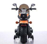Moto électrique 12V double motorisation avec LED pour enfants, véhicule porteur pour enfants