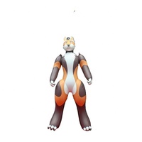 Jouets Husky gonflables personnalisés Hongyi, poupée animale gonflable