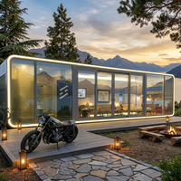 Conteneur Modulaire Intelligent et Mobile de 20 pieds, Certifié ISO CE, Étanche, pour Cabane en Bois de style Apple, Hôtel de Luxe Moderne, Logement et Supermarché
