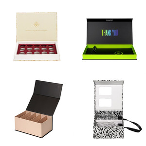 Luxury Custom Magnetic Gift <strong>Box</strong> Cosmetics Nails Packaging <strong>Box</strong> with Window - Product Image 5
