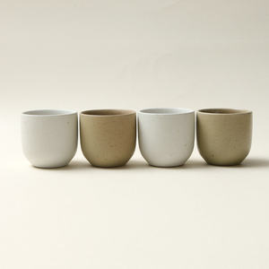 <b>Ceramic</b> Tea Mugs Minimalist Matte Finish Home Coffee <b>Cups</b> Solid Color Design - Product Image 4