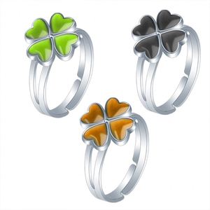 Wholesale Feeling Mood <b>Rings</b> Temperature Change Color Finger <b>Rings</b> <b>Adjustable</b> Animal Butterfly <b>Ring</b> for Women Girls - Product Image 4