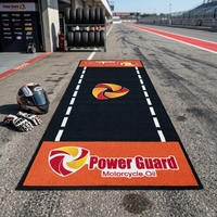 Tapis de sol en caoutchouc personnalisé imprimé pour motocross, moto tout-terrain, garage, avec système d'assemblage
