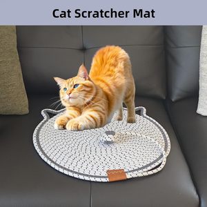 Tapis à gratter pour chat, durable, pour chatons, tapis naturel pour aiguiser les griffes, protection des meubles, jeu en intérieur et usage quotidien - Product Image 3