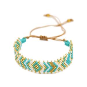 Bracciali moda oro Miyuki gioielli in rilievo regalo nuovi gioielli Boho <span class=keywords><strong>telaio</strong></span> braccialetto di perline per le donne - Product Image 6