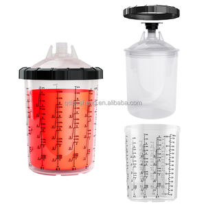 Vente flash : 50 gobelets à peinture en <span class=keywords><strong>plastique</strong></span> personnalisés de 850 ml pour peinture automobile - Product Image 1