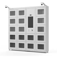 Casier intelligent de location d'équipements, armoire de rangement modulaire intelligente avec porte en verre transparent, casier personnalisé pour système de prêt d'outils