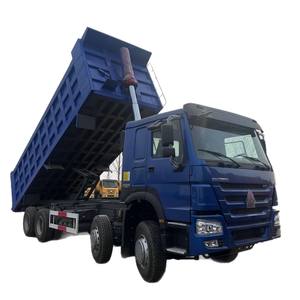 รถดัมพ์ HOWO 8X4 ใหม่ 371/375 แรงม้า ระบบยกท้าย ดีเซล รถบรรทุกหนัก ปั๊มขนาดใหญ่ มาตรฐานไอเสียยูโร 2 พวงมาลัยซ้าย สภาพใหม่ ยกท้าย - Product Image 1
