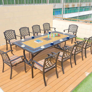 Muebles modernos de aluminio fundido a presión para patio, mesa de comedor, muebles de jardín - Product Image 1