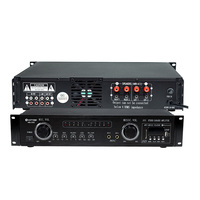 Amplificateur de puissance pour home cinéma professionnel, amplificateur audio PA de classe D à 4 canaux haute puissance, 2*200 Watts pour système de home cinéma