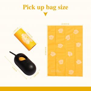 Las Mejores Bolsas para Desechos de Mascotas en su Clase, Paquete de 8 Rollos de Bolsas Planas Pequeñas con Dispensador, de Fábrica China - Product Image 2