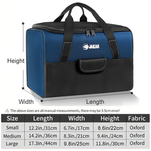 Túi đựng dụng cụ đa năng di động siêu bền 1680D, bộ lớn, gấp gọn, vali thợ điện, có thể tùy chỉnh OEM & ODM - Product Image 2