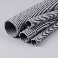 Cable flexible dinámico con blindaje duradero de PA de 16 mm para enrutamiento de movimiento de robots industriales, producción OEM, conducto corrugado de plástico de gran volumen