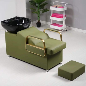 Fauteuil de lavage moderne en céramique pour salon de coiffure, avec bac intégré, confortable et personnalisable, idéal pour les soins capillaires et le spa, en promotion - Product Image 4