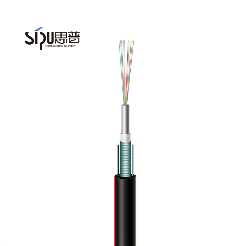 SIPU 24 Core Armoured Fiber Optic Cable Manufacturer Strict Quality Control Low Price Cable Communication Quick Data Transfer