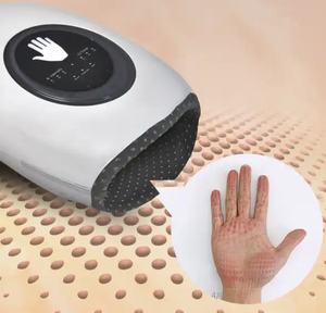 LCD Display Chargeable Electric air Compression Heating Kneading Acupoint Shiatsu Finger Hand Wrist <b>Massager</b> <b>Tool</b> - Product Image 4