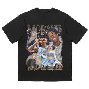 [Colección Star] HKGN Camiseta Vintage Americana de Manga Corta y Corte Holgado, Rose Paul George Curry MJ Irving Three Balls, Algodón Puro - Product Image 6