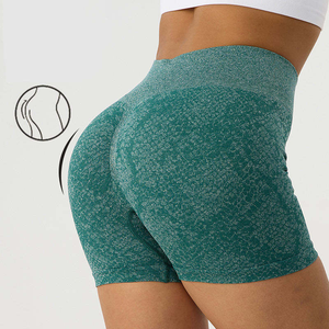 Nuovi Pantaloncini da Palestra XF 2026 per <span class=keywords><strong>Donna</strong></span>, Vita Alta, Effetto Push-Up, Elasticizzati in Quattro Direzioni, Leggings Yoga Senza Cuciture, Vita Elastica per Corsa ed Esercizio - Product Image 3