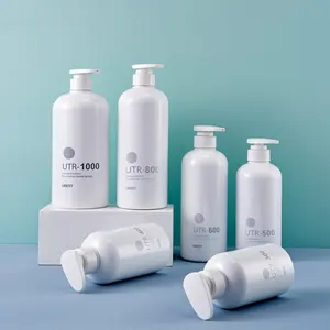 PET Plastic Shampoo Bottles Shower Gel Bottles Conditioner Sanitizer Lotion Pump Bottle Cosmetic Packaging