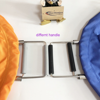 Sac de récupération en filet avec poignée en acier inoxydable 316, sac de collecte sous-marin pour la plongée et les sports nautiques