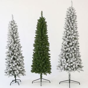 Nouvel Arbre de Noël Classique en PVC, Décoration de Noël, Arbre Artificiel Vert Flocqué et Épaissi, Meilleure Vente - Product Image 2