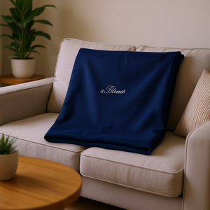 Manta Ligera aBliner Azul Marino, Lisa, de Microfibra, Rectangular, para Uso Doméstico, para las Cuatro Estaciones - Product Image 2