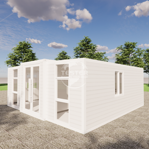 Nouvelle vie, maison-conteneur préfabriquée extensible en acier de 20 pieds, <span class=keywords><strong>appartement</strong></span> de 2 chambres, cuisine, maisons-conteneurs personnalisées, Chine - Product Image 3