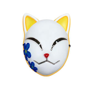 Заводская цена, Ночной светильник, светящаяся маска лисы, многоцветная светодиодная маска лисы для Хэллоуина - Product Image 6