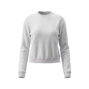 Veste polaire zippée intégrale pour femme en polyester recyclé durable, col rond, doublure thermique isolante, hiver, coupe courte, brodée - Product Image 1