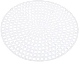 Vải lưới tấm trắng needlepoint trống vải vòng tròn nhựa cho may vá Crochet thêu và sợi crafting 10 gói PE - Product Image 1
