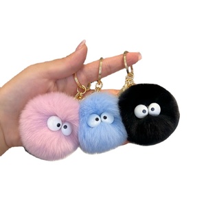 <span class=keywords><strong>Porte</strong></span>-<span class=keywords><strong>clés</strong></span> en <span class=keywords><strong>Fourrure</strong></span> de Lapin Rex <span class=keywords><strong>Véritable</strong></span> Boule de <span class=keywords><strong>Fourrure</strong></span> <span class=keywords><strong>Véritable</strong></span>, Accessoire de Sac à Main en <span class=keywords><strong>Fourrure</strong></span> de Lapin <span class=keywords><strong>Véritable</strong></span>, Pom Poms - Product Image 1