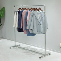 Porte-chaussures et porte-manteaux mural détachable à un seul niveau, support en métal, organisateur de vêtements pour le séchage du couloir du salon