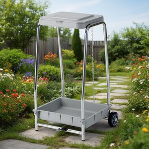 Carrello a Pedali con Supporto in Acciaio Inox 360 Utility Cart - Product Image 3