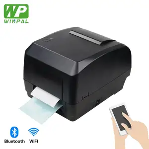 4 polegadas transferência térmica impressora fita impressora 127mm etiqueta comercial impressora RS-232C ethernet wi-fi auto cortador opcional