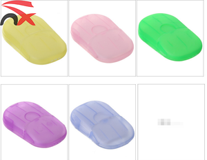 Feuilles de savon parfumées en vrac format <span class=keywords><strong>voyage</strong></span>, savon jetable format poche pour le camping en extérieur - Product Image 5
