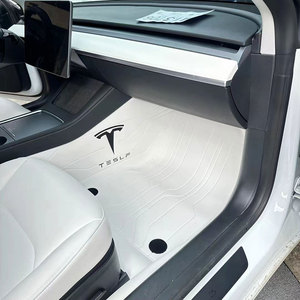 Alfombrillas Personalizadas GANE para Tesla, Fabricadas con Cuero Napa de Alta Calidad, Diseño de Logotipo Personalizable, Disponibles en Varios Colores - Product Image 3