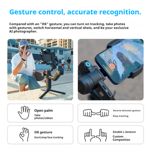 Feiyutech scorp Mini 3 Pro cảm ứng chuyên nghiệp 3 trục cầm tay không gương lật DSLR máy ảnh kỹ thuật số Gimbal ổn định cho máy ảnh DSLR - Product Image 4