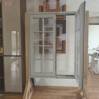 DEMEA Fenêtres en bois classiques et patrimoniales pour remplacement de fenêtres de maison avec verre isolant, sur mesure, en bois massif, à battants à grille française