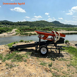 Machine de lavage <span class=keywords><strong>d</strong></span>'<span class=keywords><strong>or</strong></span> à crible vibrant de 5 tonnes/heure à longue durée de vie avec système anti-érosion pour la prospection aurifère en rivière - Product Image 1