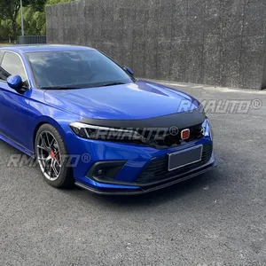 ชุดแต่งรอบคัน Civic สำหรับกันชนหน้า สีดำด้าน สไตล์ RS  สำหรับ Honda Civic รุ่นที่ 11 ปี 2021-2024 อุปกรณ์ตกแต่งรถยนต์ - Product Image 4