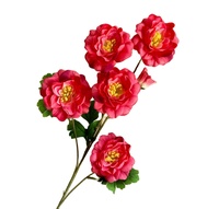 Groothandel handgemaakte zijden pioenrozen kunstbloemen nep pioenrozen voor huisdecoratie & bruidsboeketten