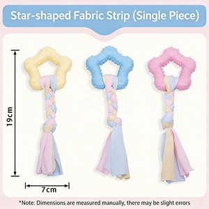 Giocattolo per Cani Resistente ai Morsi, Ecologico, Indistruttibile in Corda di Cotone, Giocattolo per la Pulizia dei Denti e la Dentizione per Teddy Bichon, Accessori per Animali Domestici - Product Image 5