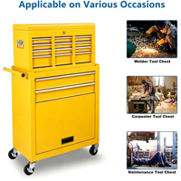 Armoire à outils robuste en acier inoxydable, capacité de charge 300 kg, serrure à clé, étanche, antivol, personnalisable OEM/OBM, fabrication en usine