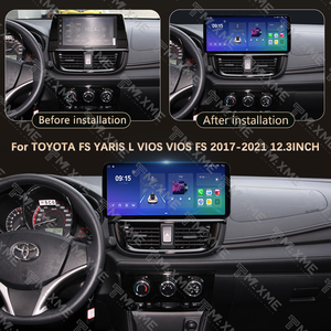 Para TOYOTA FS 2017-2021, Marco de Radio Android de 12.<span class=keywords><strong>3</strong></span> Pulgadas para Coche, Reproductor de Radio para Salpicadero, Piezas de Automóvil - Product Image 4