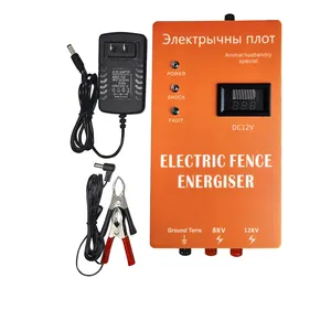 Factory direct 5km animal electronic fence energizer 2J electric fence pulser pasture energy controller with alarm