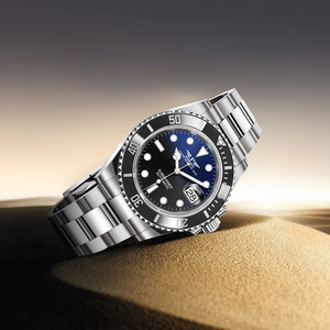 Orologio da Uomo Meccanico Automatico <span class=keywords><strong>Glenn</strong></span> Pindu Quinta Generazione, Subacqueo, in Acciaio Inossidabile, Luminoso, Modello Ghost King -6591 - Product Image 6