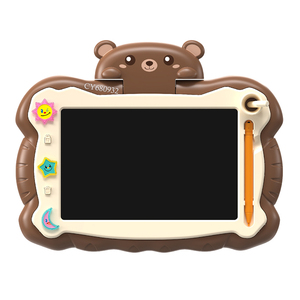 Grosir 10 inci kartun beruang LCD papan gambar bangku layar warna mainan belajar untuk anak-anak - Product Image 2