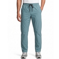 Pantalones Cargo Personalizados Ligeros de Algodón 100% Tejido para Hombre, Transpirables, para Primavera/Verano, Actividades al Aire Libre, Uso Diario Urbano